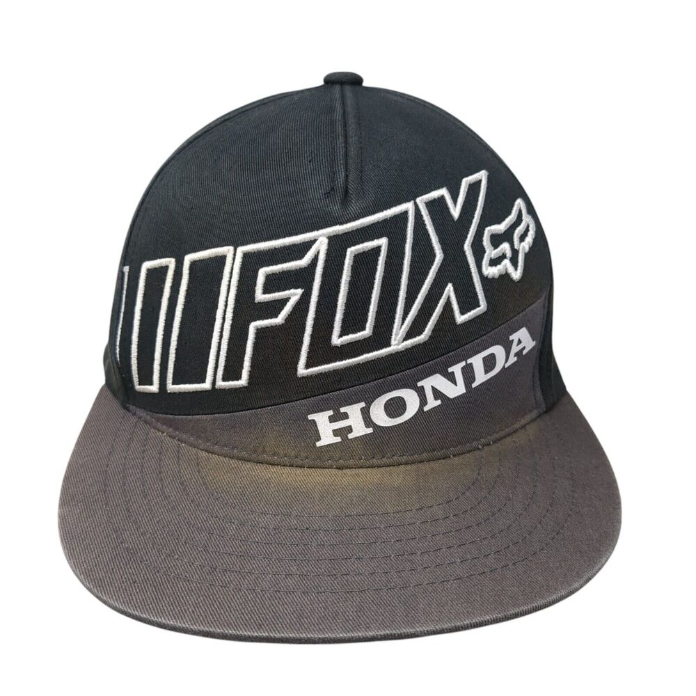 Fox Head Honda Snapback Hat Multicolor One Size Adjustable Embroidered 6 Panel